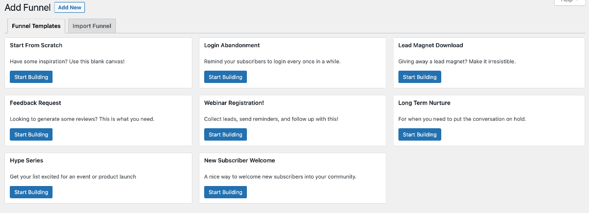 Groundhogg Funnel Templates