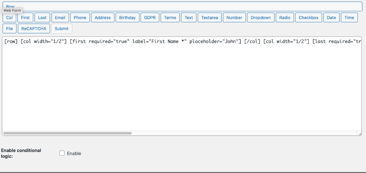 Groundhogg CRM Web Form Builder