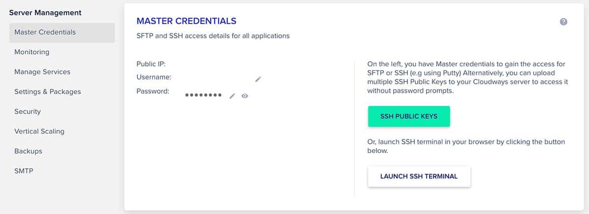 Server Management Console