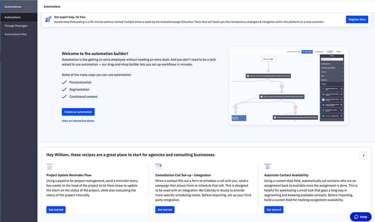 ActiveCampaign Automations