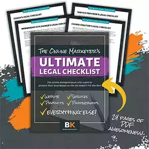 Bobby Klinck's Ultimate Legal Checklist