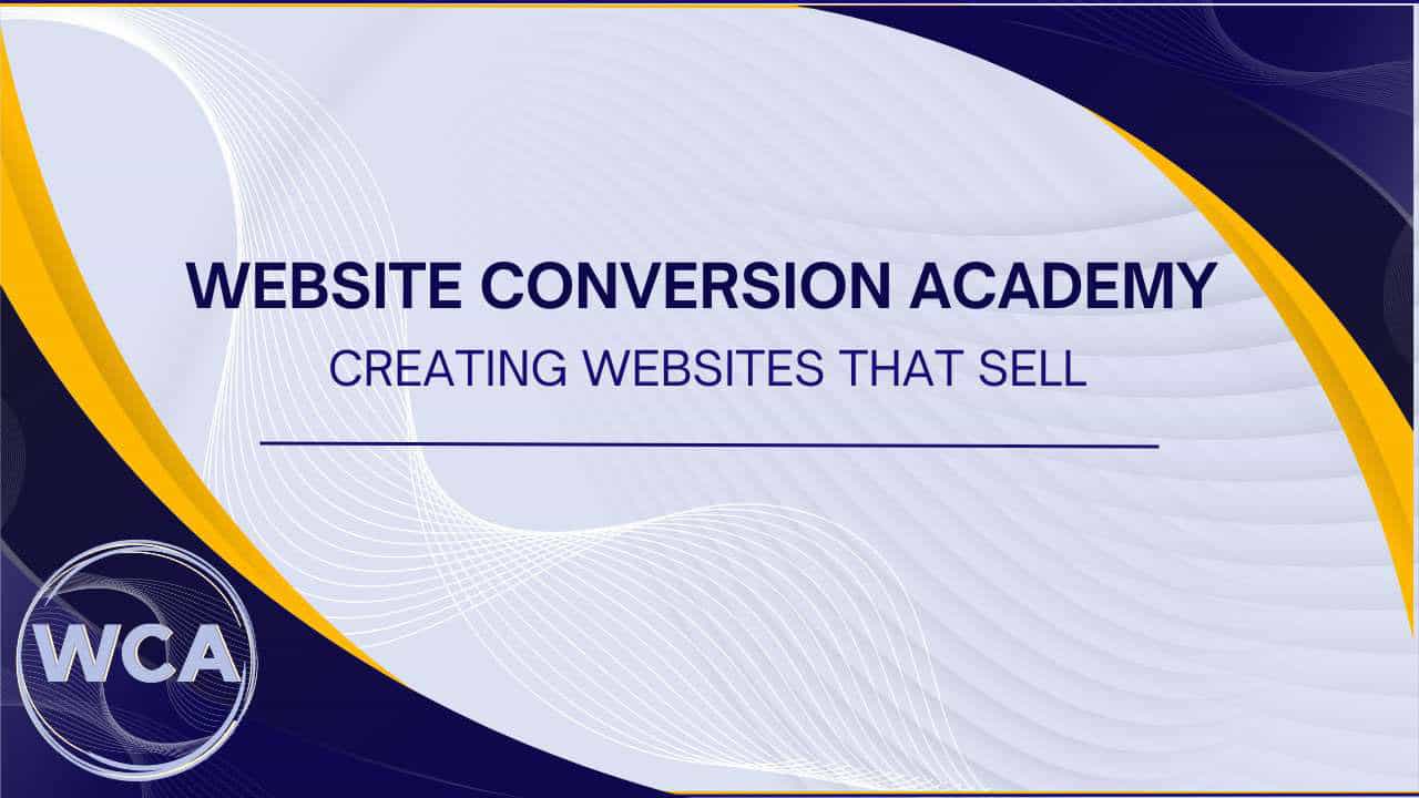 WEBSITE CONVERSION ACADEMY - Cover