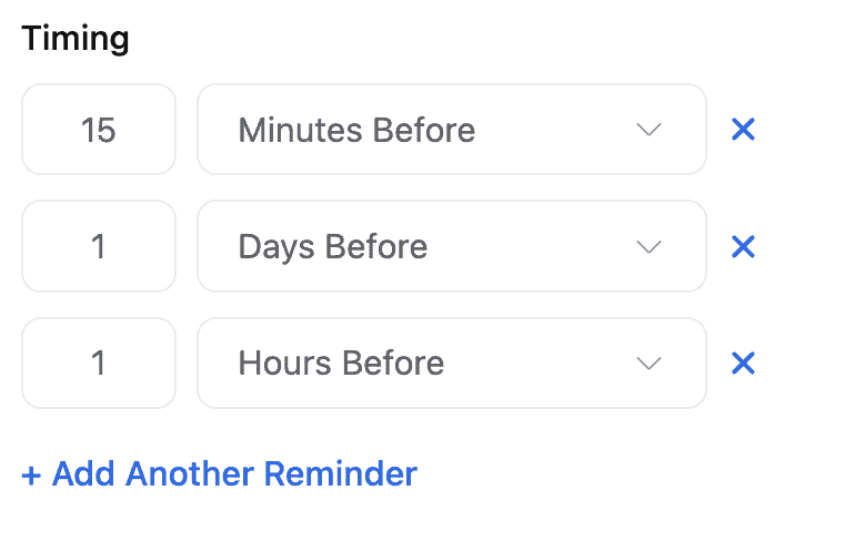 FluentBooking Multiple Reminders