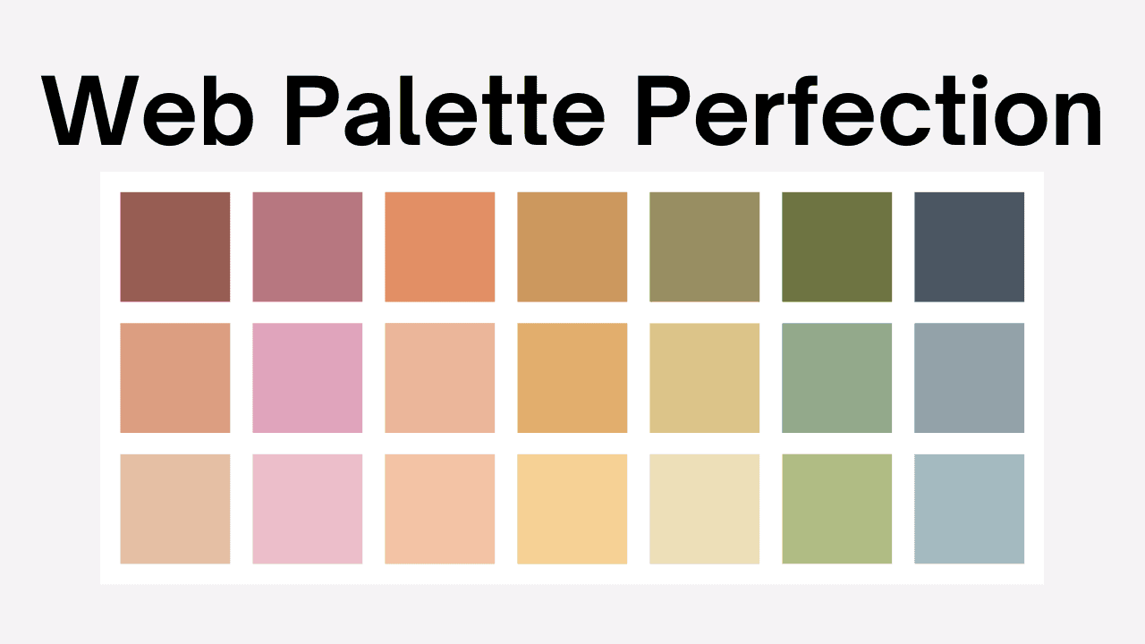 Web Palette Perfection