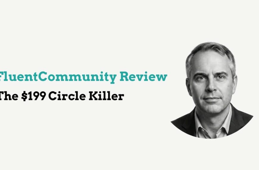 William Beem, CISSP, next to text describing FluentCommunity as a $199 alternative to Circle