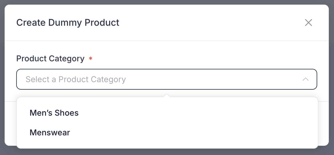 FluentCsrt - Create Dummy Product