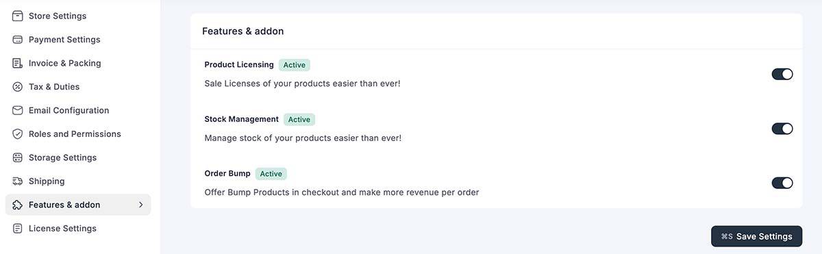 FluentCart - Features Addons